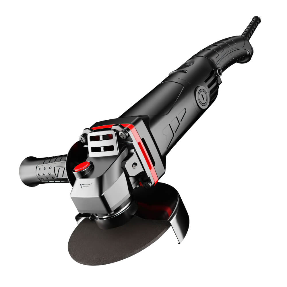 Angle Grinder 6 Speeds with Accessory Set for Metal and Stone Grinding