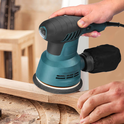 Sander Machine Random Orbit Sander 300W Orbital Sander with 6 Variable Speeds